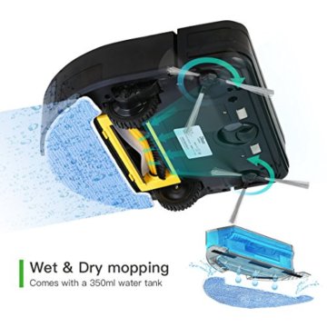 Dibea D960 Roboter Staubsauger mit Mop und Wassertank Testbericht