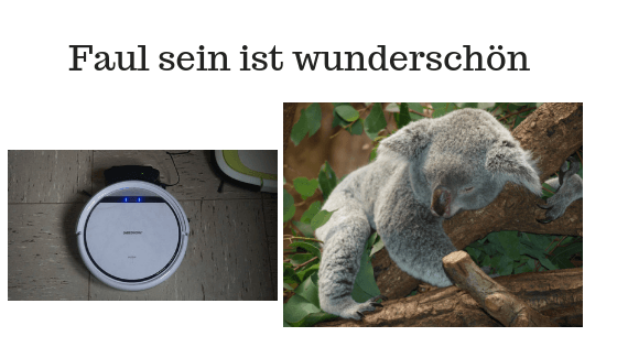 Faul sein ist wunderschön