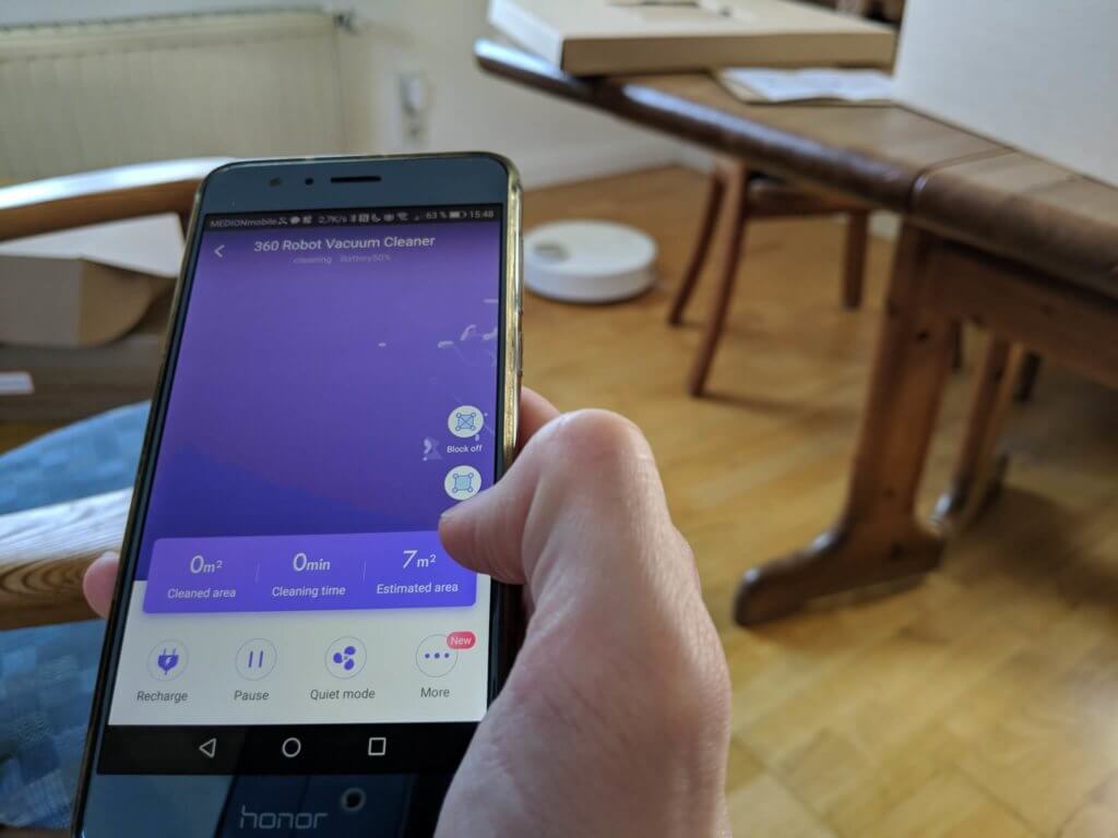 s6 360 roboterstaubsauger app