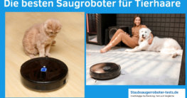 Saugroboter für Hunde- und Katzenhaare
