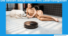 Saugroboter mit Lasernavigation Test