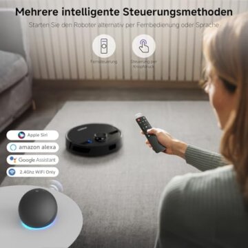 MONSGA Saugroboter mit Wischfunktion und Absaugstation Test