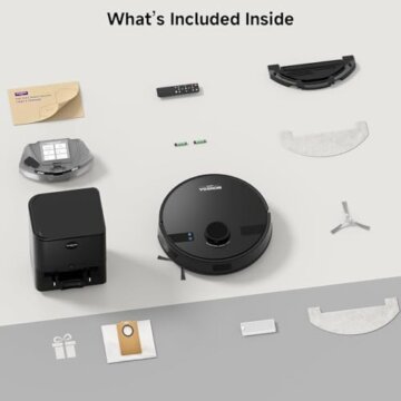 MONSGA Saugroboter mit Wischfunktion und Absaugstation Unboxing