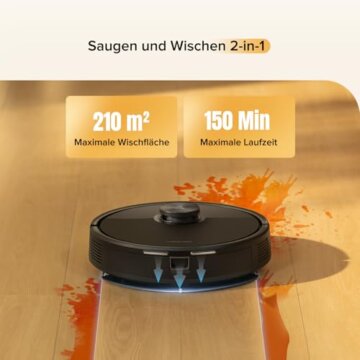 roborock Q7 M5-Set Saugroboter Test Hartboden