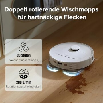 roborock Qrevo S Saugroboter mit Wischfunktion Test Hartboden