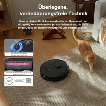 roborock QV 35A Tierhaare Test