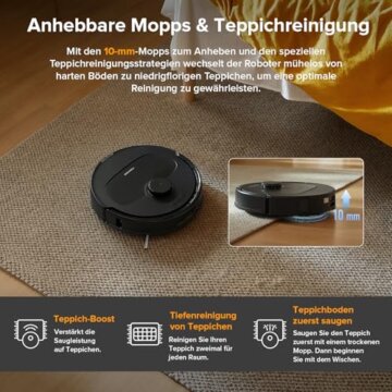 roborock QV 35A Saugroboter Teppich