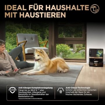 Shark PowerDetect 2-in-1 Saug- und Wischroboter Tierhaare