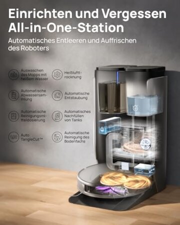 3i P10 Ultra Saugroboter mit Wischfunktion & Absaugstation Test