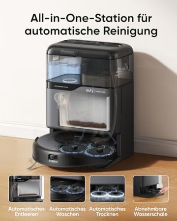 eufy Saugroboter Omni C20 mit Absaugstation
