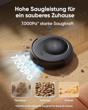 eufy Saugroboter Omni C20 Saugkraft Test