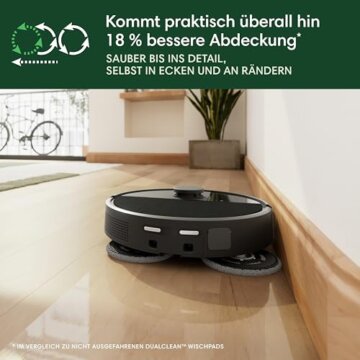 iRobot Roomba Plus 505 Combo Robot HartbodenTest