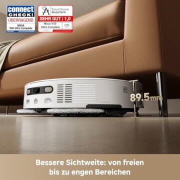 Mova V50 Ultra Complete Saugroboter Höhe